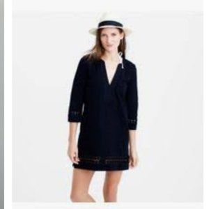 J Crew Embroidered Tunic Dress NWOT